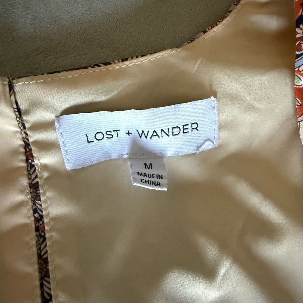 Lost + Wander Multicolor Patchwork Dress - image 4